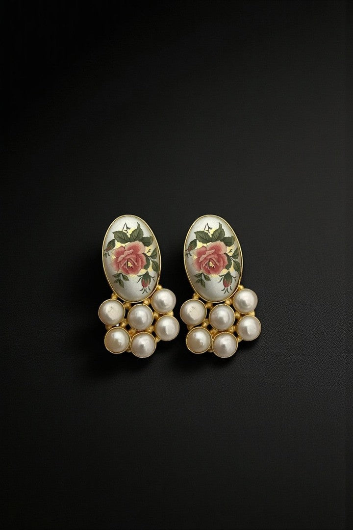 Tamia real pearl earrings