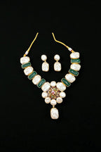 Tanjore Hand made Baroque pearl set