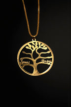 Tree personalised pendant