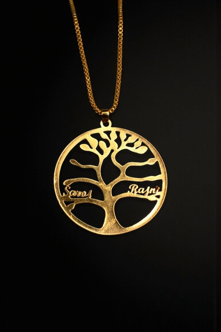 Tree personalised pendant