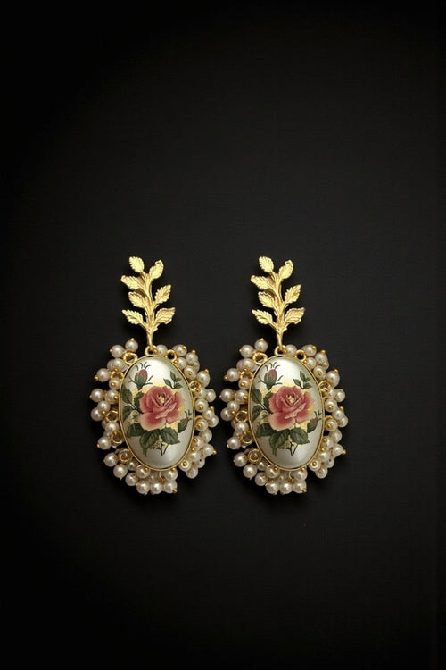 Varunya real pearl earrings