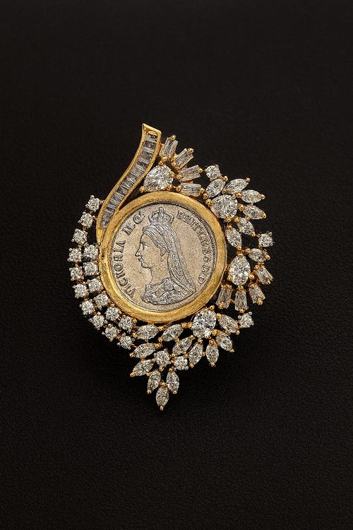 Vintage Ginni Diamond Ring - Antique Style Elegance