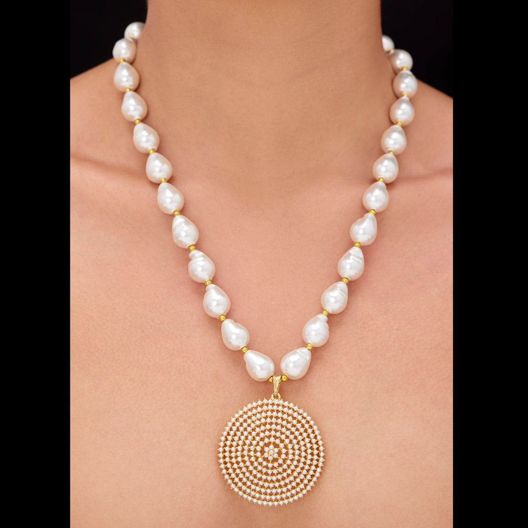 Suhasini Real Pearl Set
