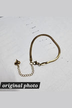 B-107-18k Gold Plated Stainless Steel Tarnish Free Waterproof Female Jewellery