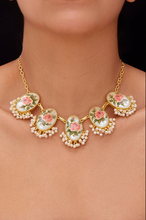 Ritanya Real pearl Set