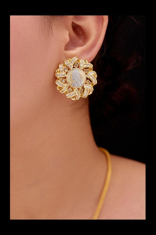 Harini Gold plated Ginni set