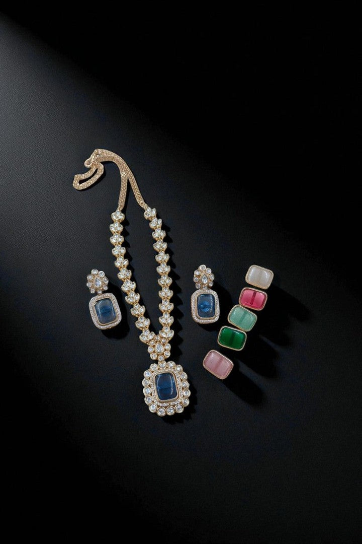 Yatika polki kundan changeable set