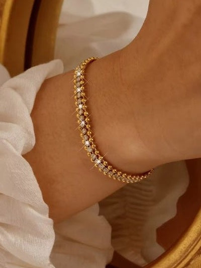 Zohi Bracelet 18k Gold Plated Stainless Steel Tarnish Free Waterproof Female Jewellery