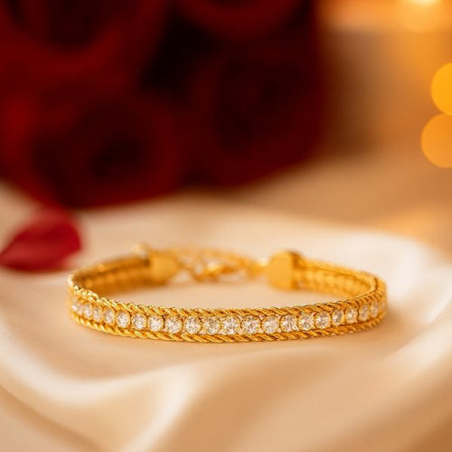 Zohi Bracelet 18k Gold Plated Stainless Steel Tarnish Free Waterproof Female Jewellery