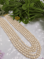 Aganya kreation Achla Necklace - Handcrafted Freshwater Pearl Mala Style 1