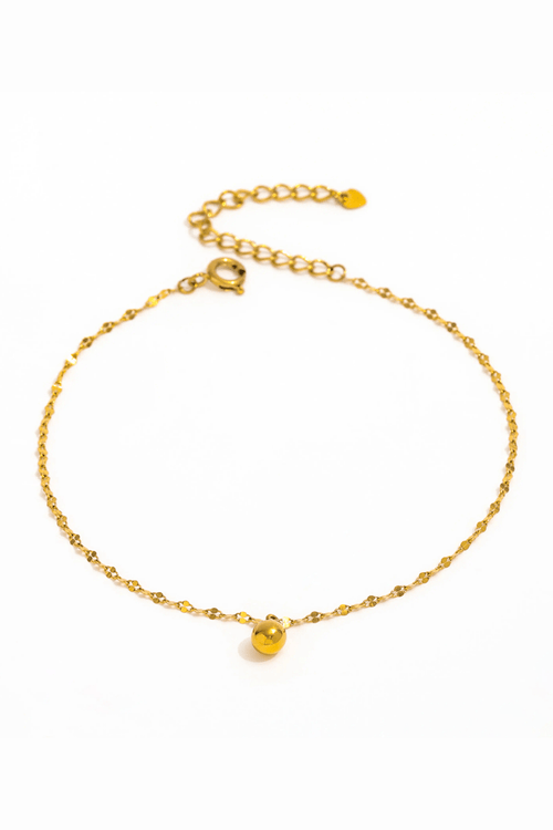 Aganya kreation Anklet Ismeria – 18k Gold Plated Stainless Steel Tarnish Free anklet