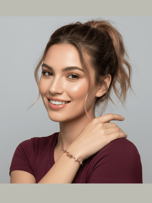Aganya kreation B-119  – 18k Gold Plated Stainless Steel Tarnish Free Waterproof Female Jewellery