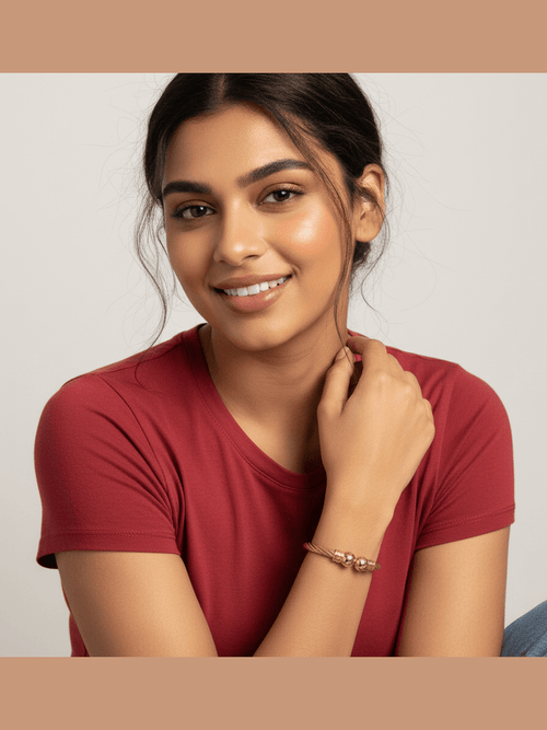 Aganya kreation B-125 – 18k Gold Plated Stainless Steel Tarnish Free Waterproof Female Jewellery