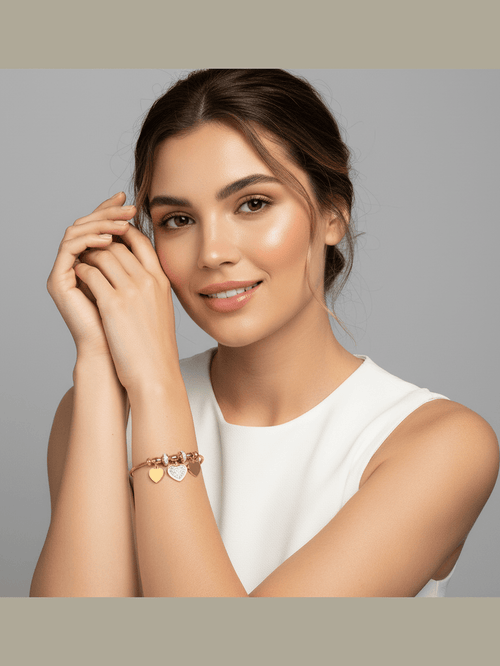 Aganya kreation B-126  – 18k Gold Plated Stainless Steel Tarnish Free Waterproof Female Jewellery