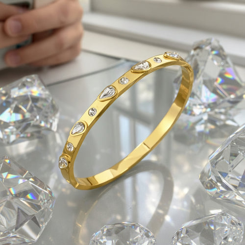 B-191 18k Gold Plated Stainless Steel Tarnish Free Waterproof Female Jewellery