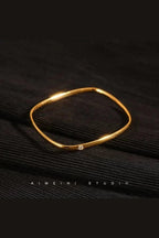Aganya kreation B-50 – 18k Gold Plated Stainless Steel Tarnish Free Waterproof Female Jewellery
