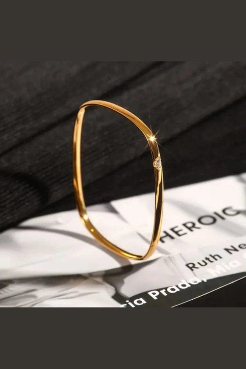 Aganya kreation B-50 – 18k Gold Plated Stainless Steel Tarnish Free Waterproof Female Jewellery