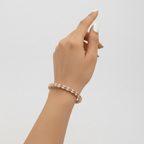 Aganya kreation Bangles Aamani Real Pearl Bangles - Elegant Brass & Gold Finish