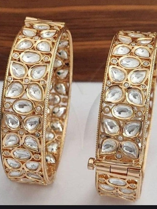 Aganya kreation Bangles Asthika polki kundan bangles