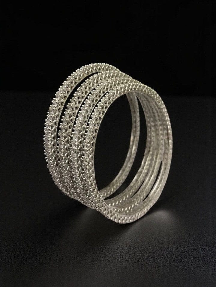 Aganya kreation Bangles Begonia CZ Designer Bangles - Elegant Gold Plated Set