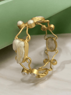 Aganya kreation Bangles Elegant Rakshika Real Pearl Bangles - Handcrafted Sophistication 2.4