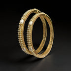 Aganya kreation Bangles Elegant Vasundhra Real Pearl Bangles - Timeless Beauty