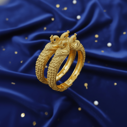 Aganya kreation Bangles Ethnic Peacock Inspired Designer Kada Bangles