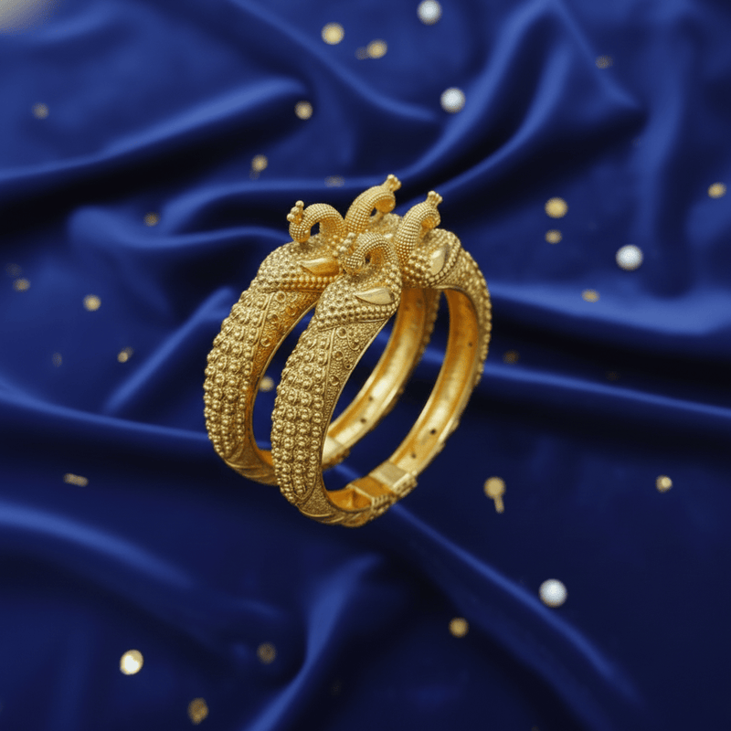 Aganya kreation Bangles Ethnic Peacock Inspired Designer Kada Bangles