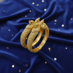 Aganya kreation Bangles Ethnic Peacock Inspired Designer Kada Bangles