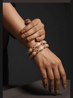 Aganya kreation Bangles Mandakini Meenakari Bangles - Elegant Copper Alloy Jewelry