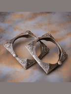 Aganya kreation Bangles Nisha Silver Bangles - Ethnic & Western Style Jewelry 2.4