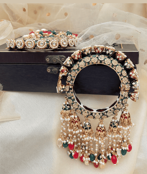 Aganya kreation Bangles Noor-e-kangan rajwadi jhumki bangles