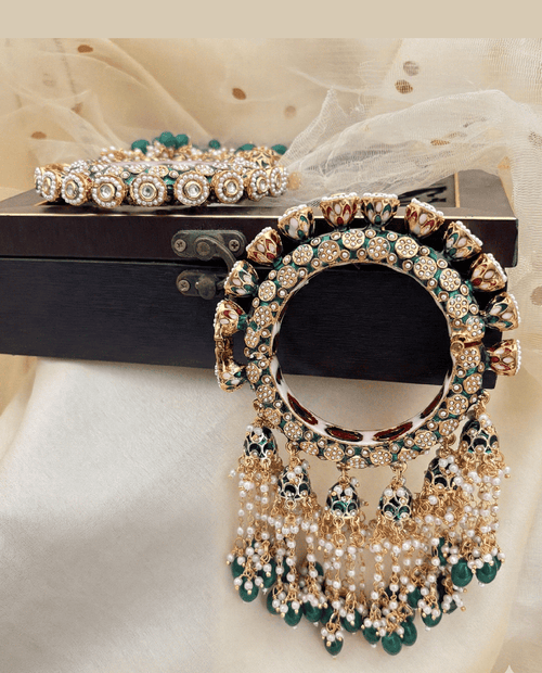 Aganya kreation Bangles Noor-e-kangan rajwadi jhumki bangles