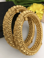 Aganya kreation Bangles Shantika Polki Bangles - Elegant Brass Jewelry