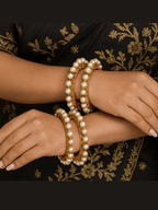 Aganya kreation Bangles Shefali Rajwadi Jadau Bangles - Exquisite Brass Jewelry 2.2