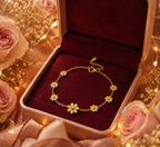 Aganya kreation Bracelet B-140 18k Gold Plated Stainless Steel Tarnish Free Waterproof Female Jewellery