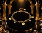 Aganya kreation Bracelet B-183-18k Gold Plated Stainless Steel Tarnish Free Waterproof Female Jewellery