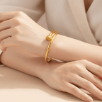 Aganya kreation Bracelet B-37 18k Gold Plated Stainless Steel Tarnish Free Waterproof Female bracelet