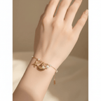 Aganya kreation Bracelet B-89 18k Gold Plated Stainless Steel Tarnish Free Waterproof Female Jewellery