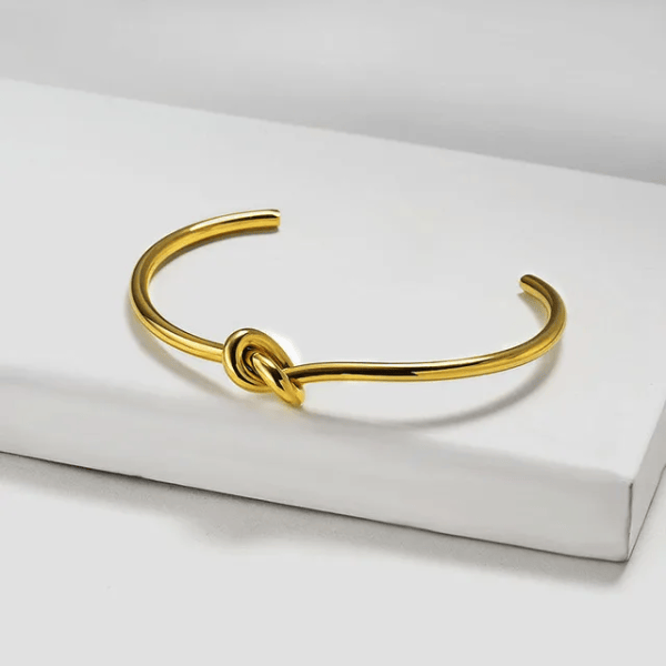 Aganya kreation Bracelet Knot – 18k Gold Plated stainless steel Anti tarnish bracelet