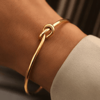 Aganya kreation Bracelet Knot – 18k Gold Plated stainless steel Anti tarnish bracelet