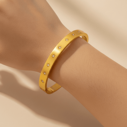 Aganya kreation Bracelet Morgana 18k Gold Plated Stainless Steel Tarnish Free Waterproof Female Jewellery