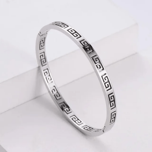 Shovil Bracelet-SILVER-Stainless Steel Anti Tarnish Waterproof Male Jewellery