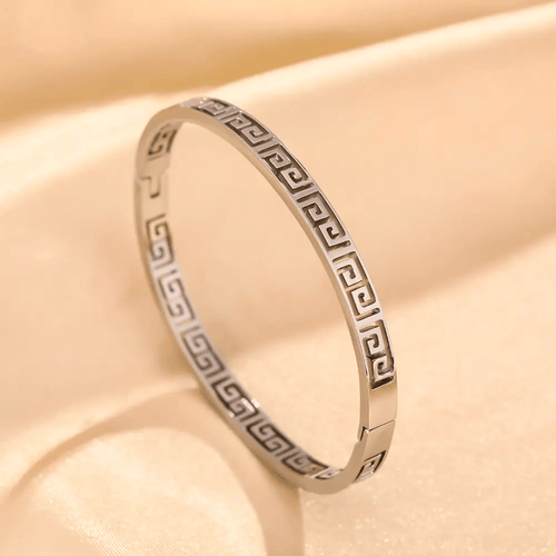 Shovil Bracelet-SILVER-Stainless Steel Anti Tarnish Waterproof Male Jewellery