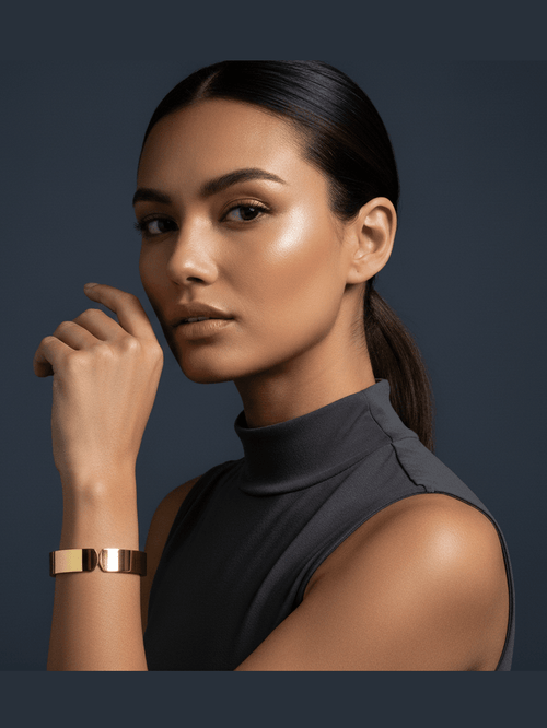 Aganya kreation Bracelet Tvisha – 18k Gold Plated Stainless Steel Tarnish Free Waterproof Female Jewellery