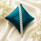 Aganya kreation Bracelet Valentina Statement Crystal Bracelet