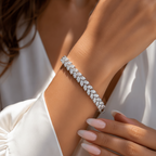 Aganya kreation Bracelet Valentina Statement Crystal Bracelet