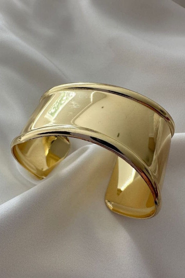 Aganya kreation Bracelets Abel Bracelet - Elegant Golden Plated Handcuff Accessory