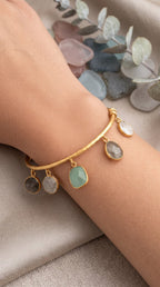 Aganya kreation Bracelets Akshara Bracelet - Elegant Natural Quartz Jewelry Multi 2