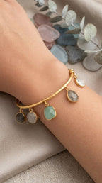 Aganya kreation Bracelets Akshara Bracelet - Elegant Natural Quartz Jewelry Multi 2